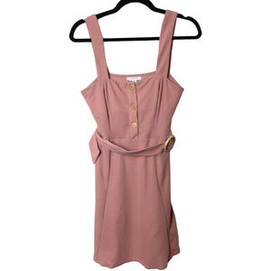 Topshop bamboo belted dress size 8